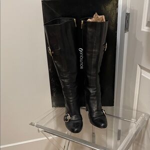 Boutique 9 Btetchy Black Leather Boots
